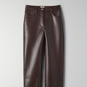 Wilfred Melina Cropped Pant - Rich Mocha Brown - Size 8